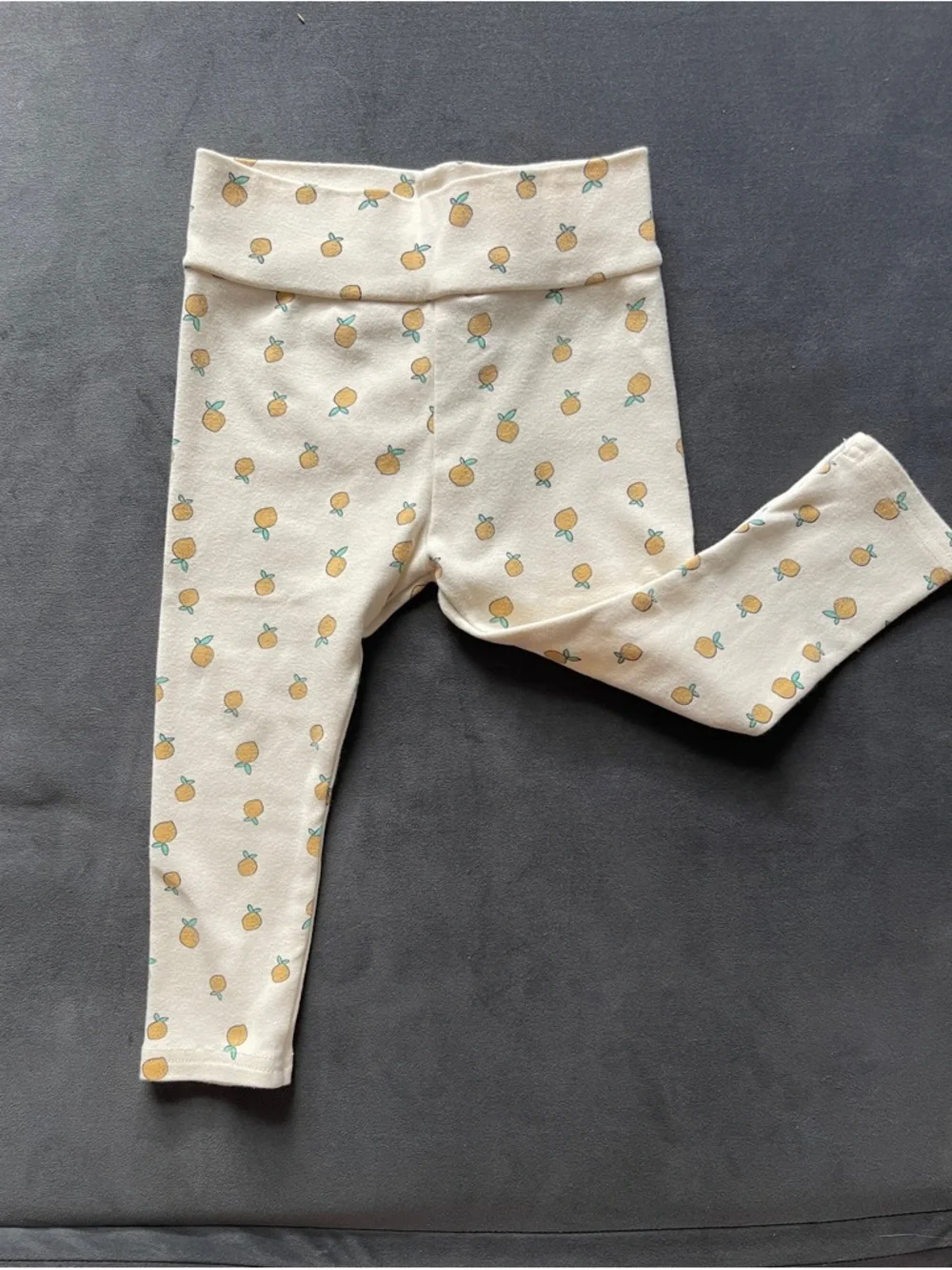 Cream Baby 18M Two-Piece Set with Lemon Print